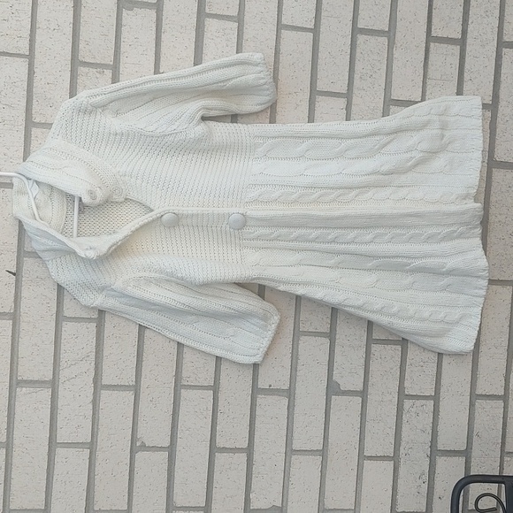 White Sweater Jacket - Picture 4 of 9